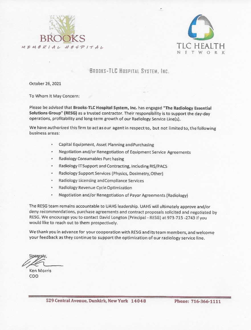 Sample agent letter